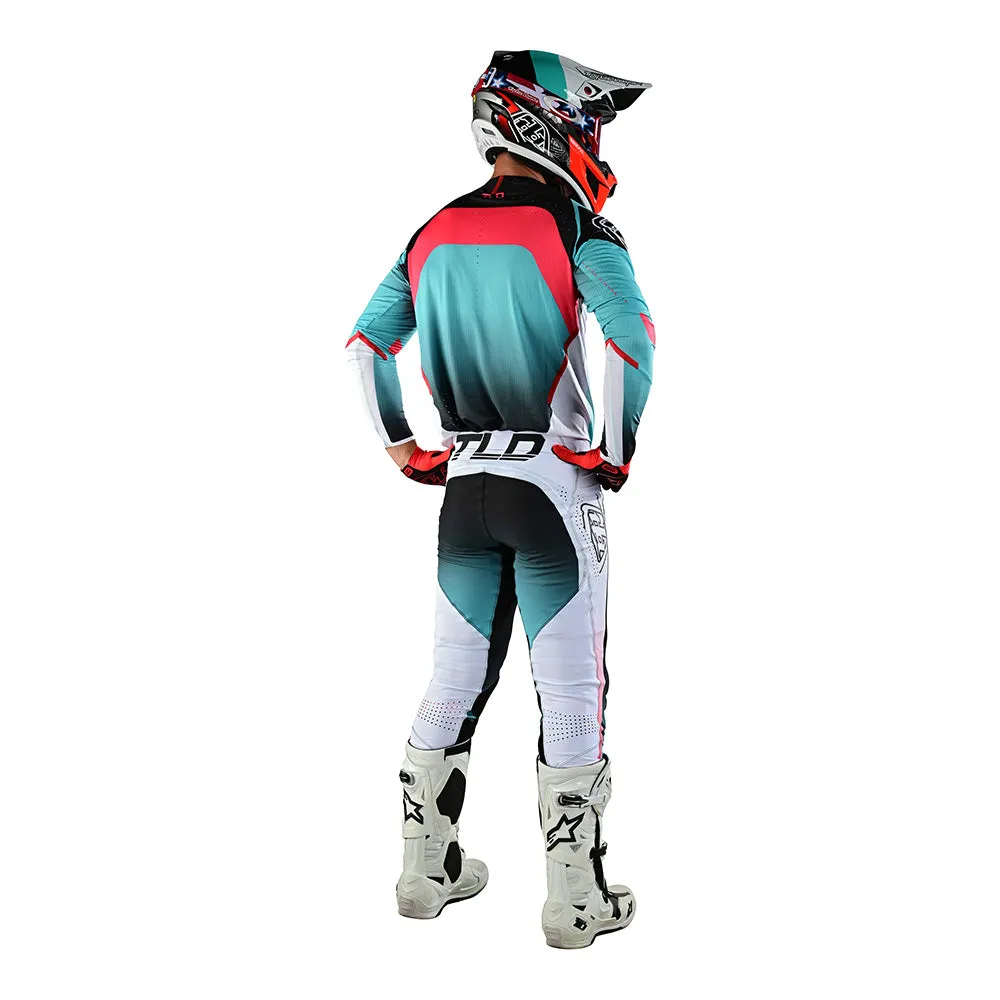 Troy Lee Designs SE Ultra Arc maglia cross turchese melone