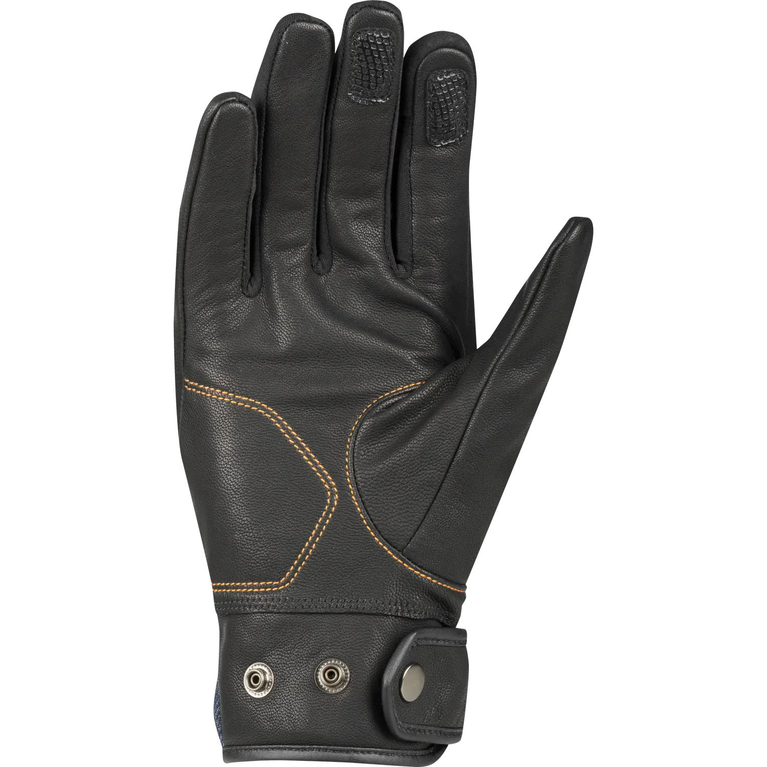 Segura Hunky guanti moto nero blu denim pelle