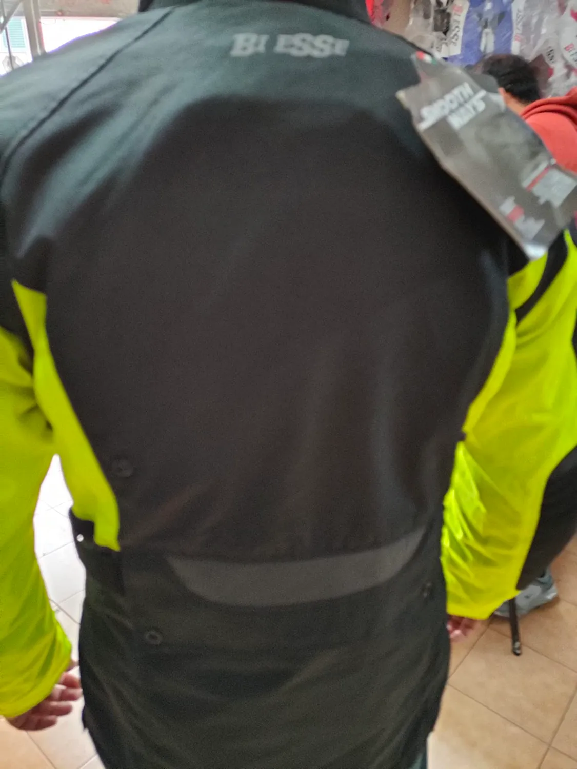 Bi Esse Giacca Moto Cordura Impermeabile 4XL Nero