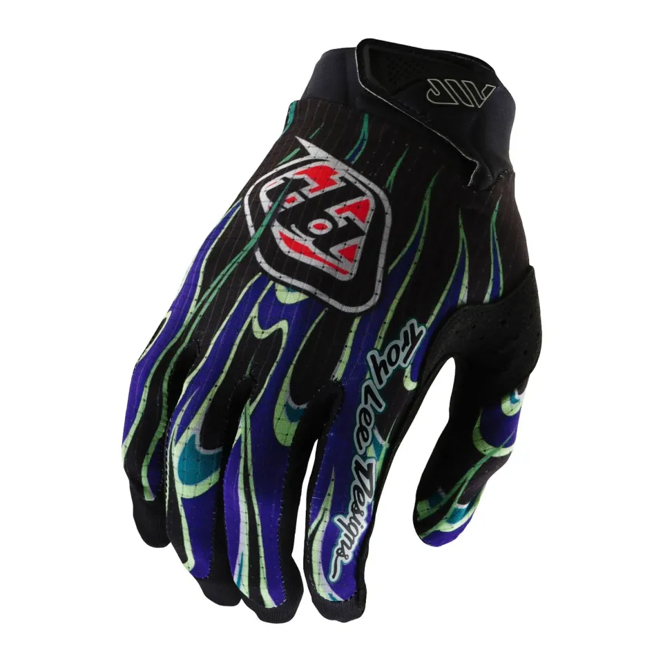 Troy Lee Designs Air Torched guanti moto nero viola