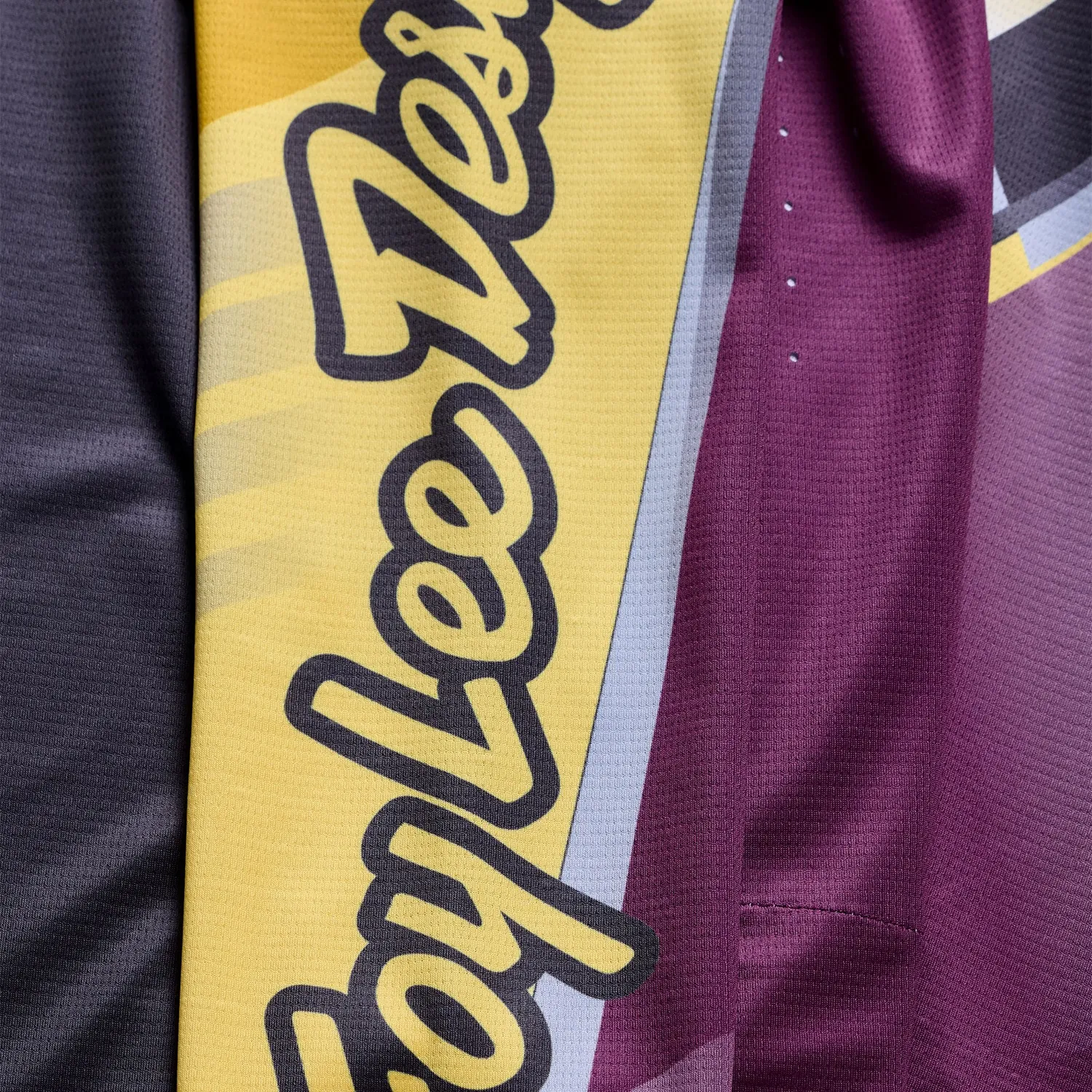 Troy Lee Designs Sprint Pro LS Lowrider maglia bici sangria