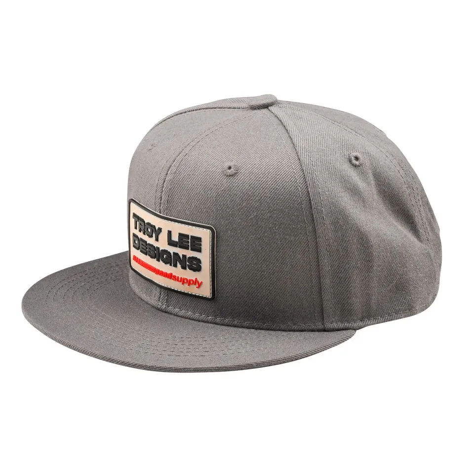 Troy Lee Designs Flat Bill Snapback Cappello Smoke Blue Unisex