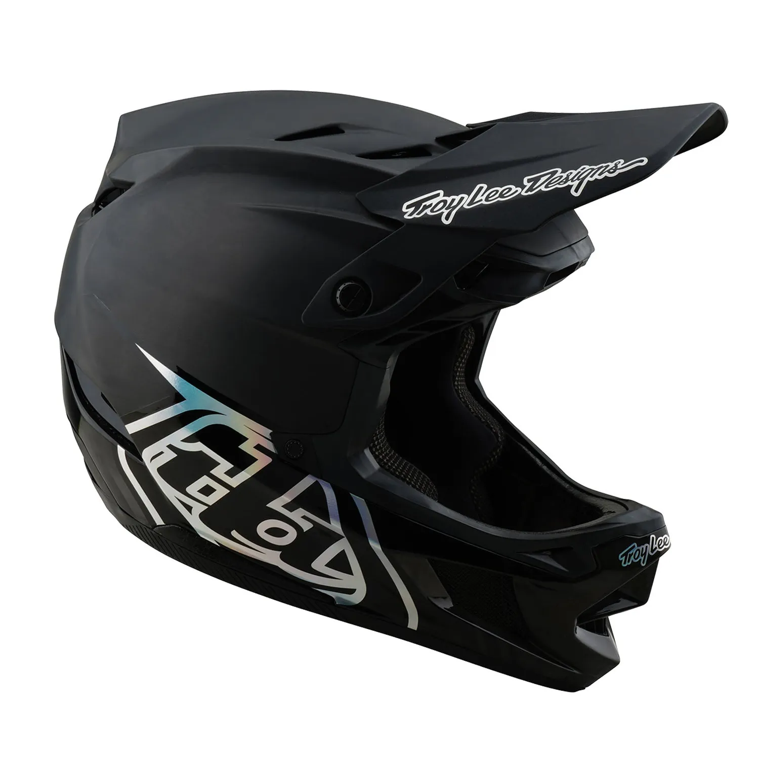Troy Lee Designs D4 Carbon casco integrale nero
