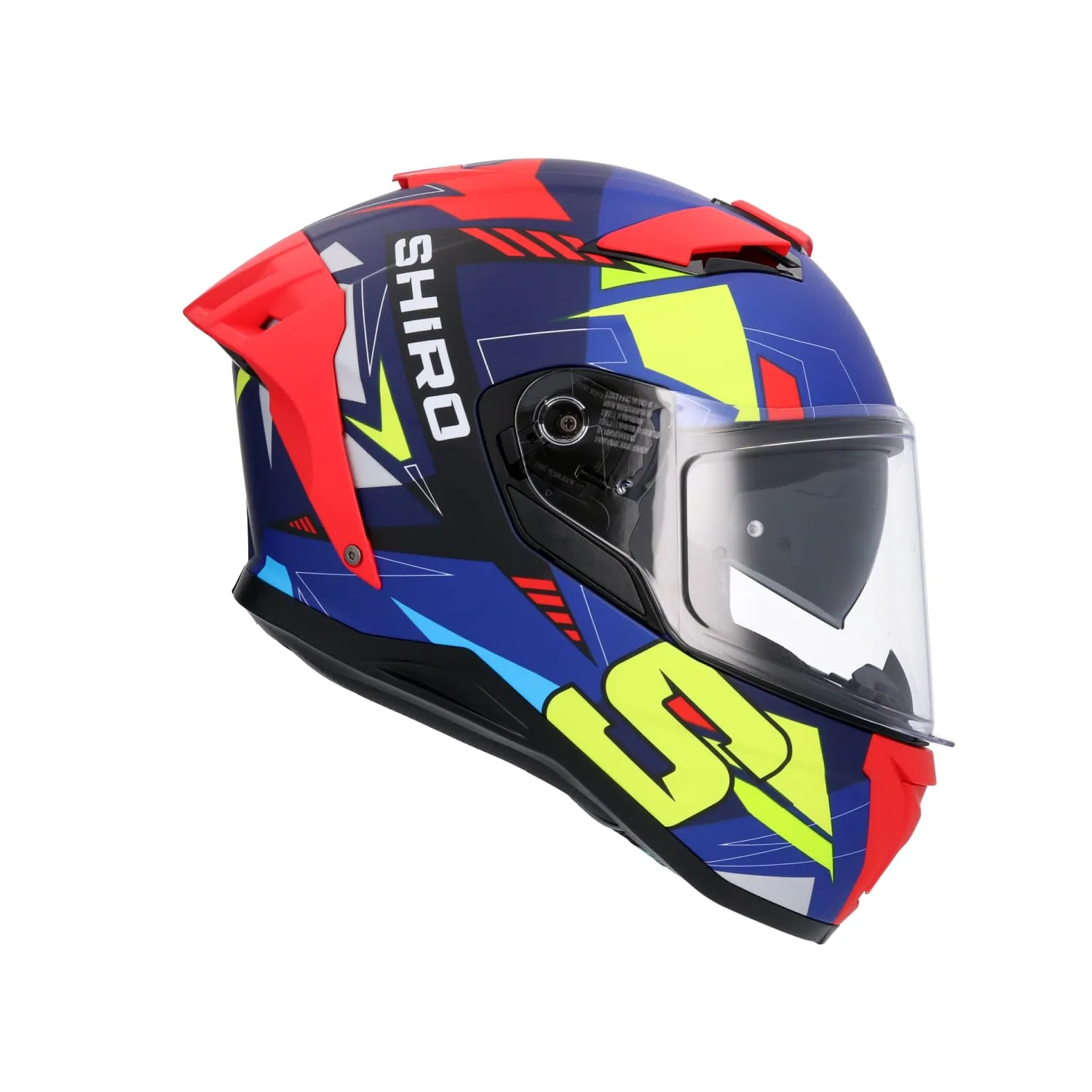 Bi Esse Racing Casco Integrale Blu Scuro Taglia S