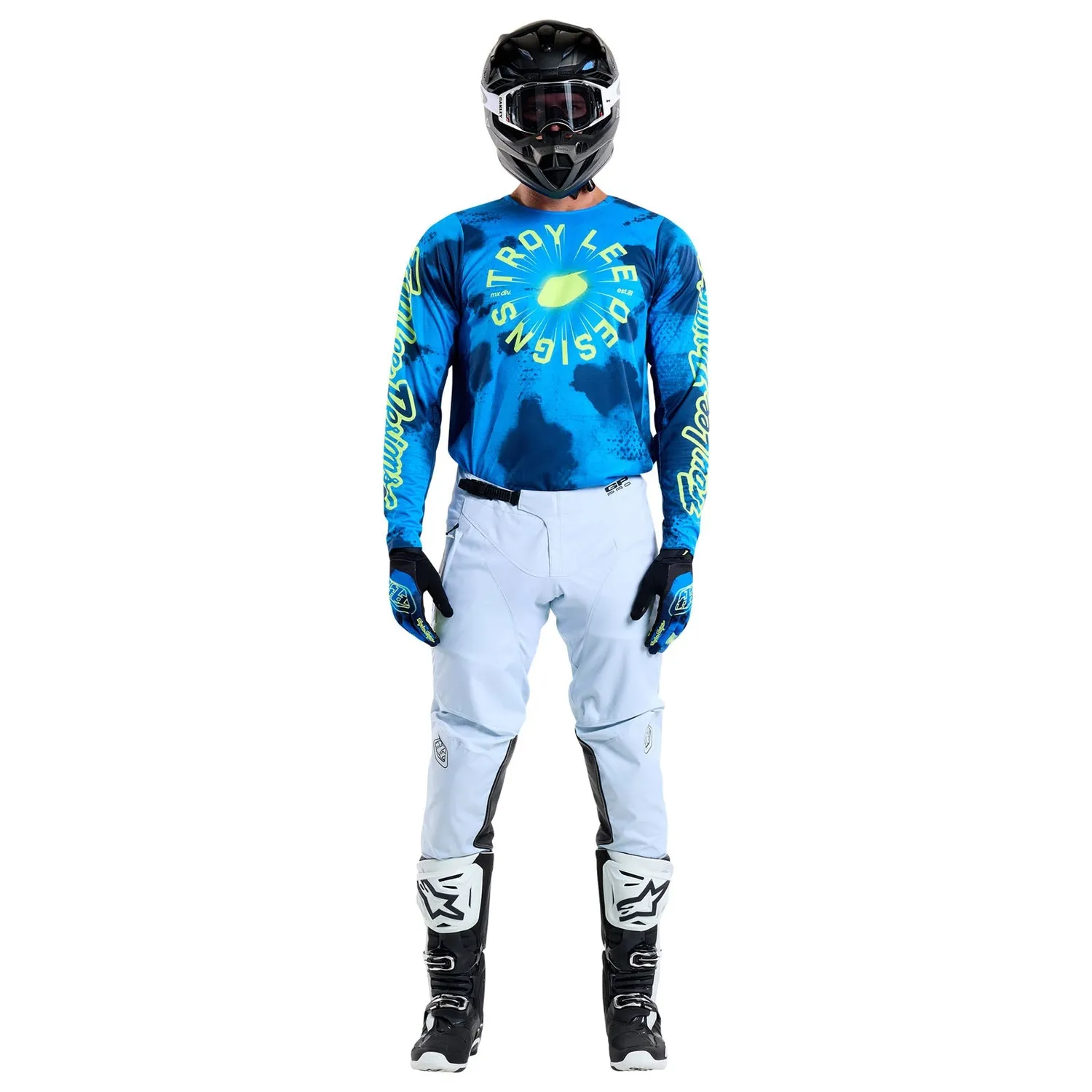 Troy Lee Designs GP Pro maglia moto blu ventilata