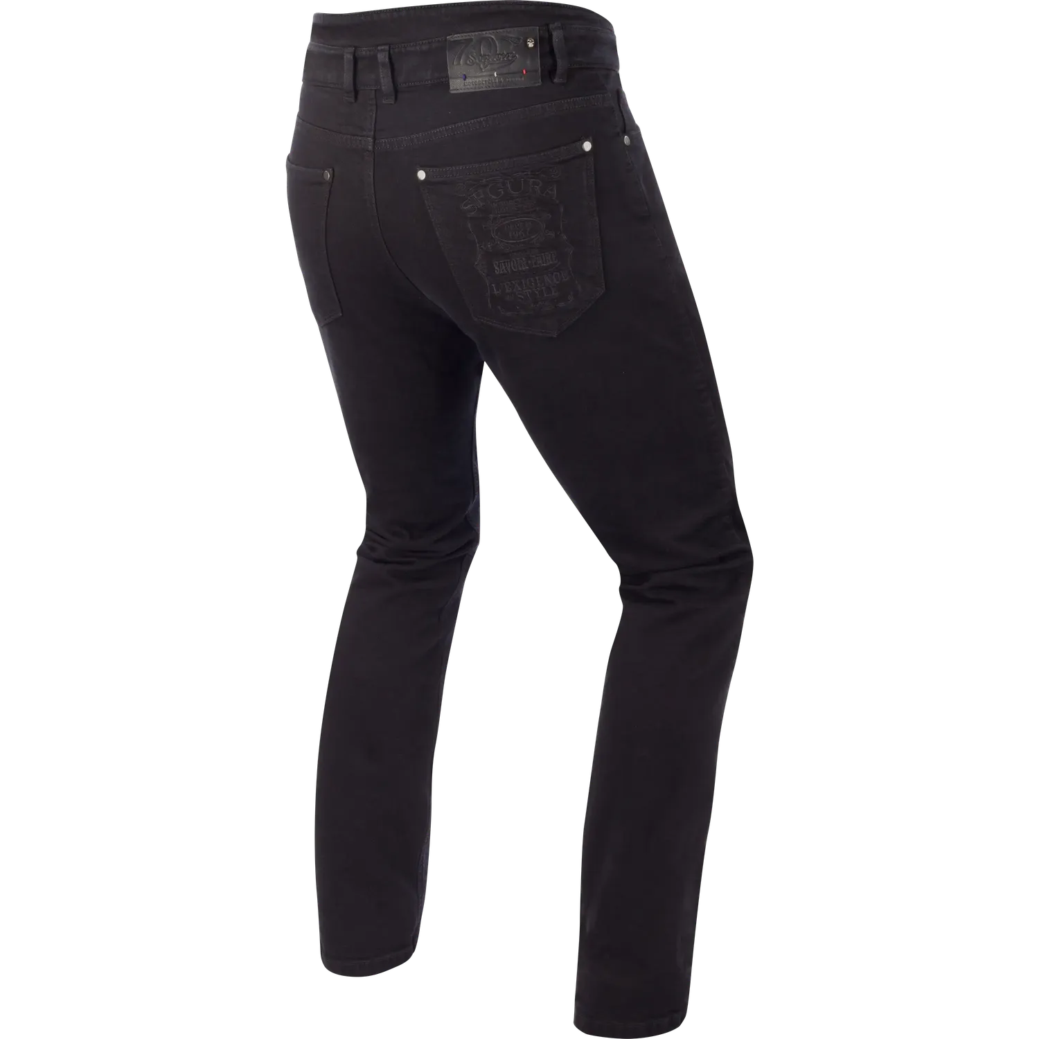 Segura Cosmic jeans moto uomo nero slim fit protezioni ginocchia