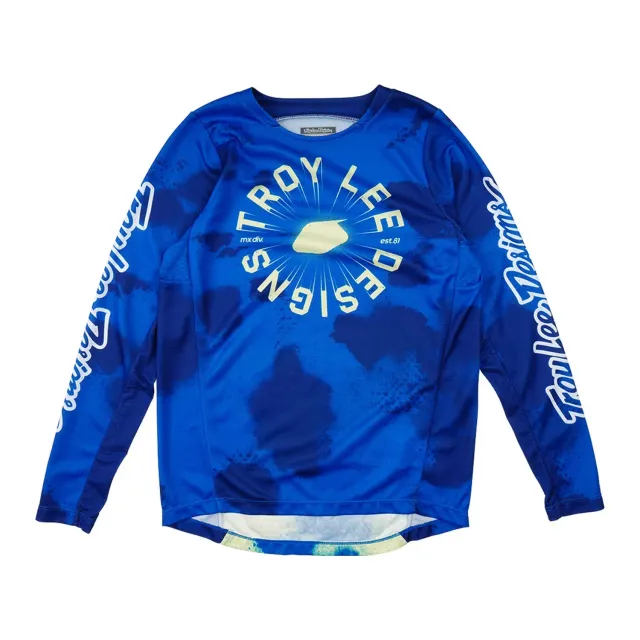 Troy Lee Designs GP Pro maglia moto ragazzo blu ventilata