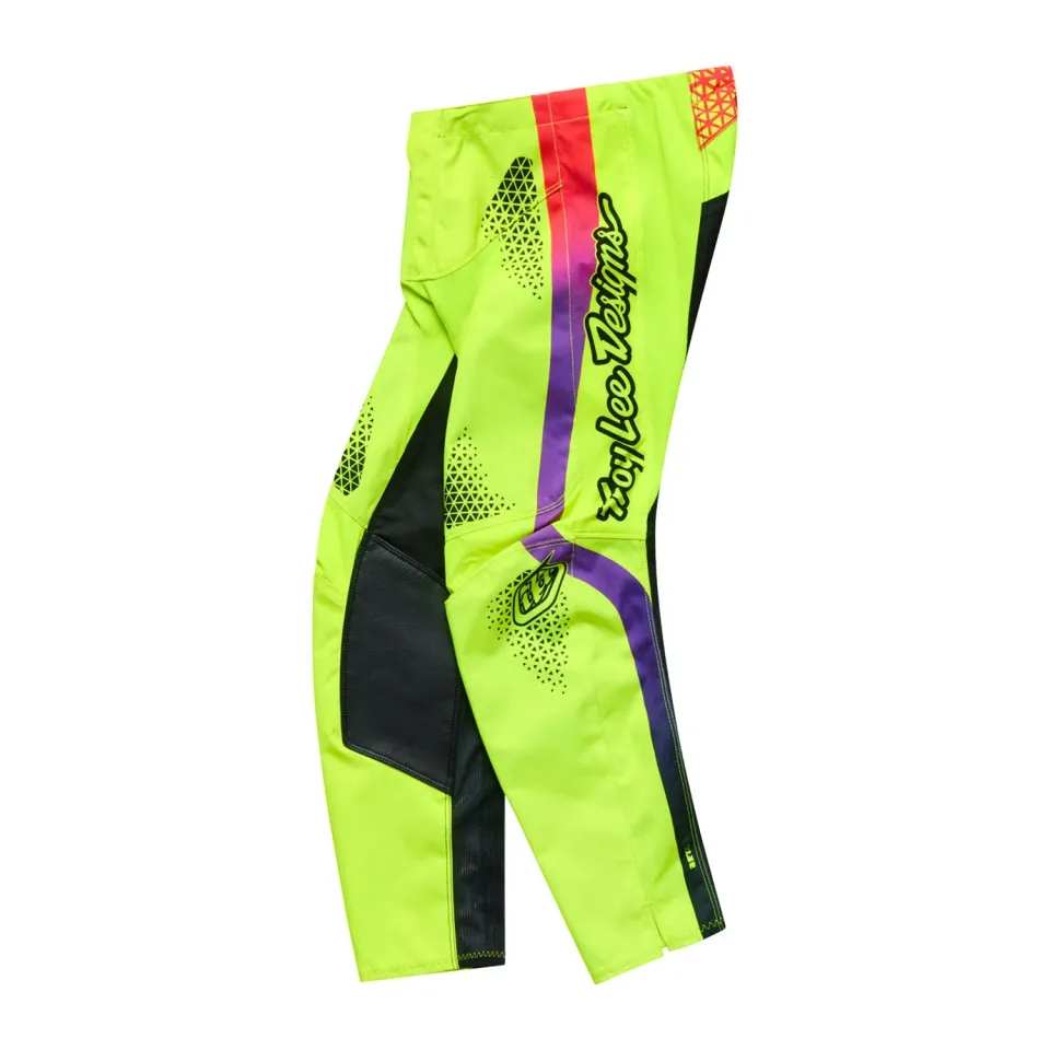 Troy Lee Designs GP Pro pantaloni moto bambino giallo fluo ventilati