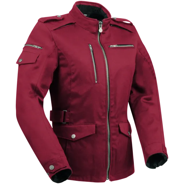 Segura Lady Leyton giacca moto donna rossa impermeabile tecnica