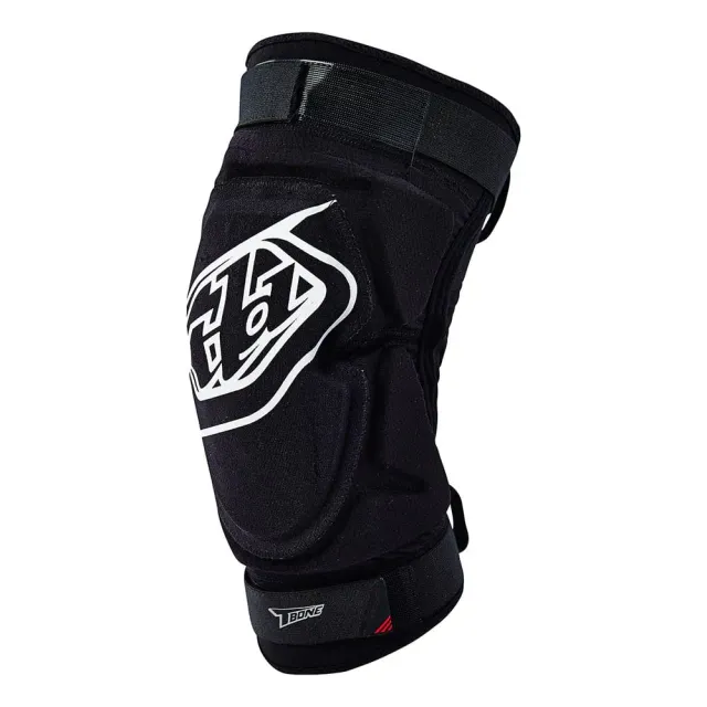 Troy Lee Designs T-Bone Ginocchiere Moto Nero Solid Black