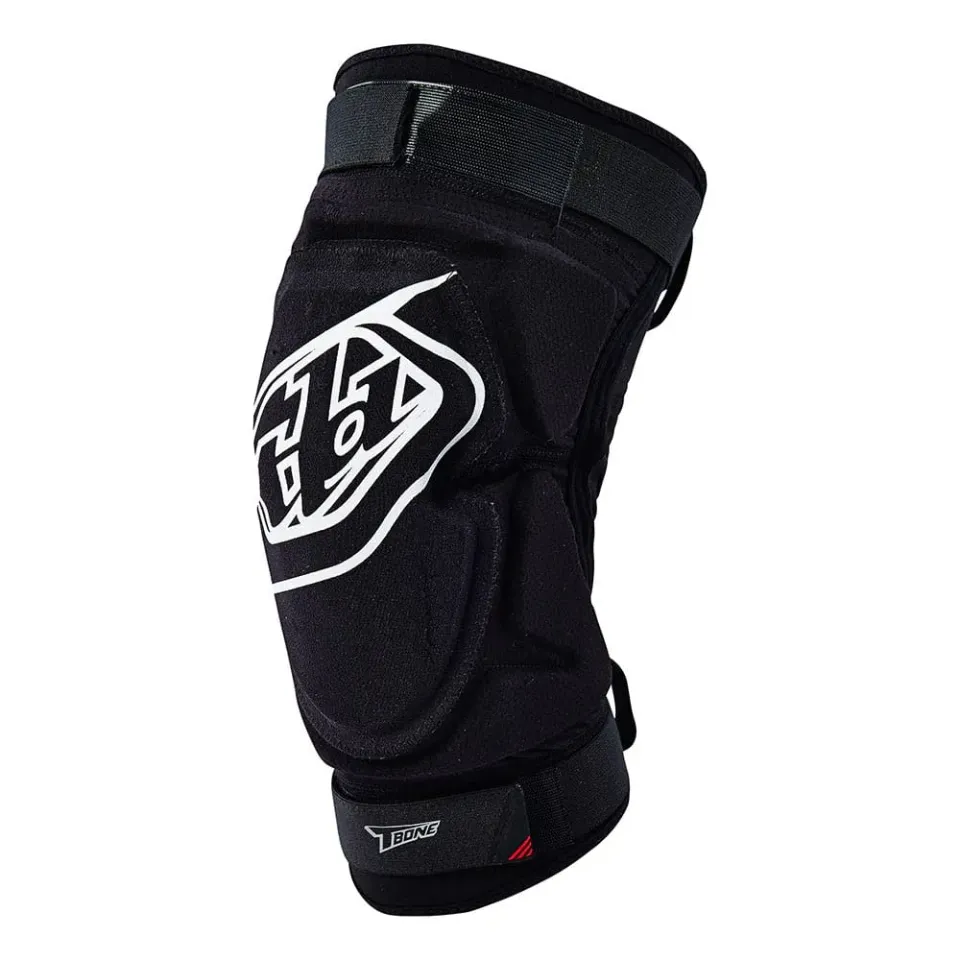 Troy Lee Designs T-Bone Ginocchiere Moto Nero Solid Black