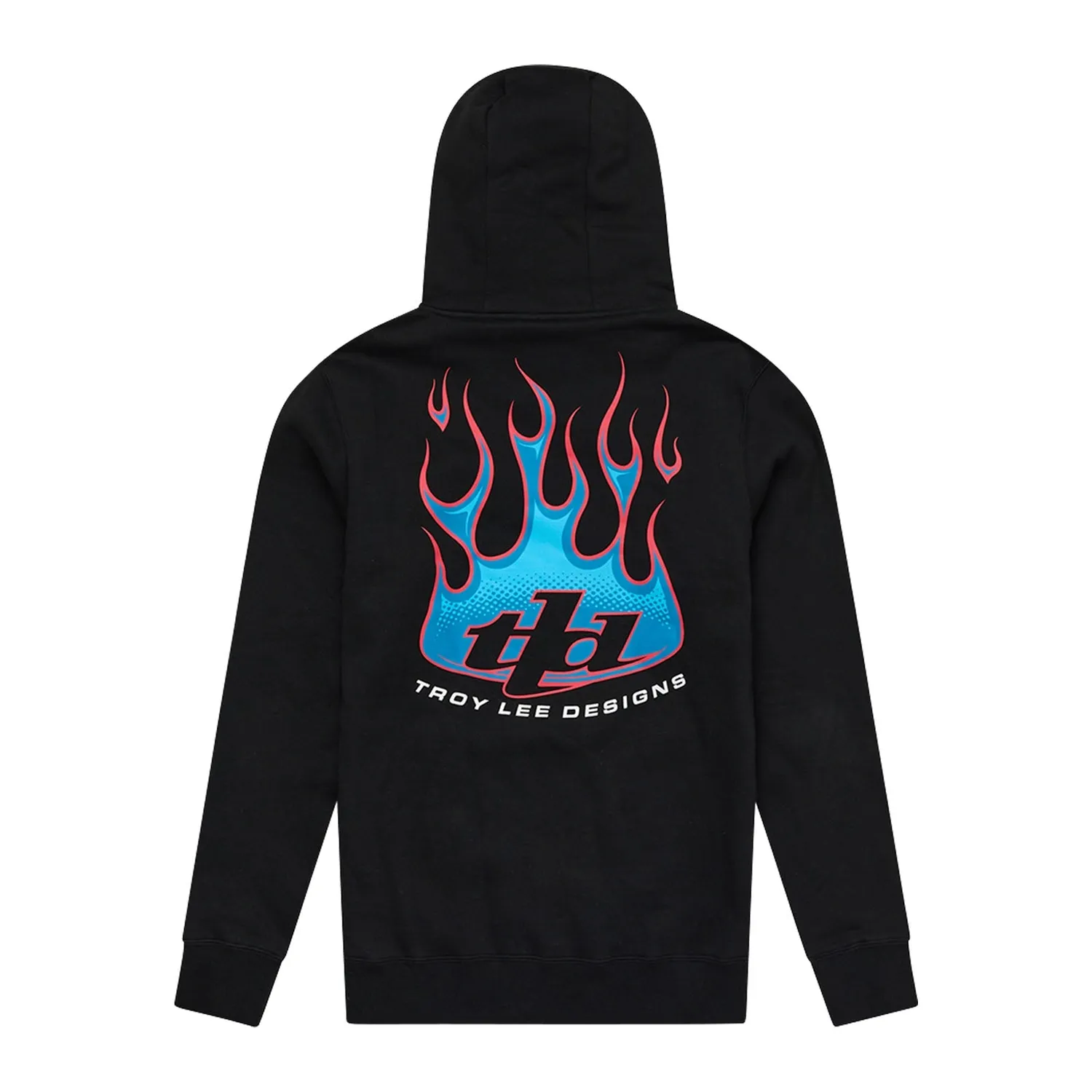 Troy Lee Designs Torched felpa nera con cappuccio