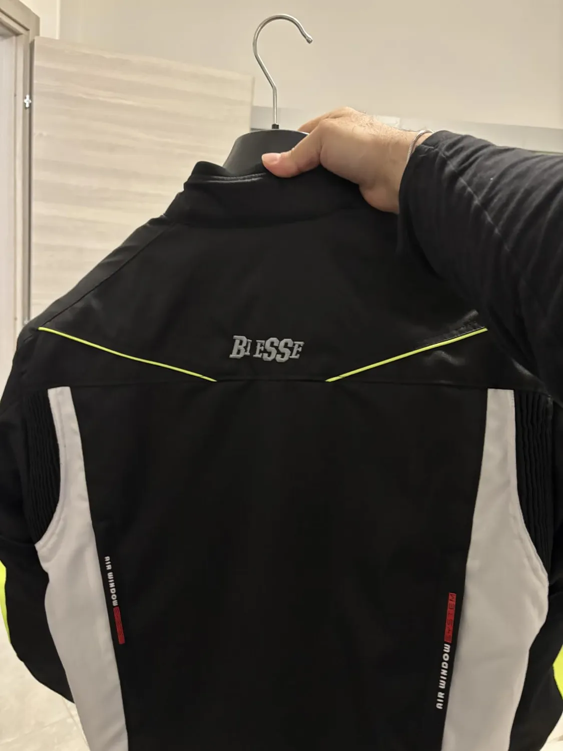 Bi Esse Giacca Moto Impermeabile 4 Stagioni XS con Protezioni