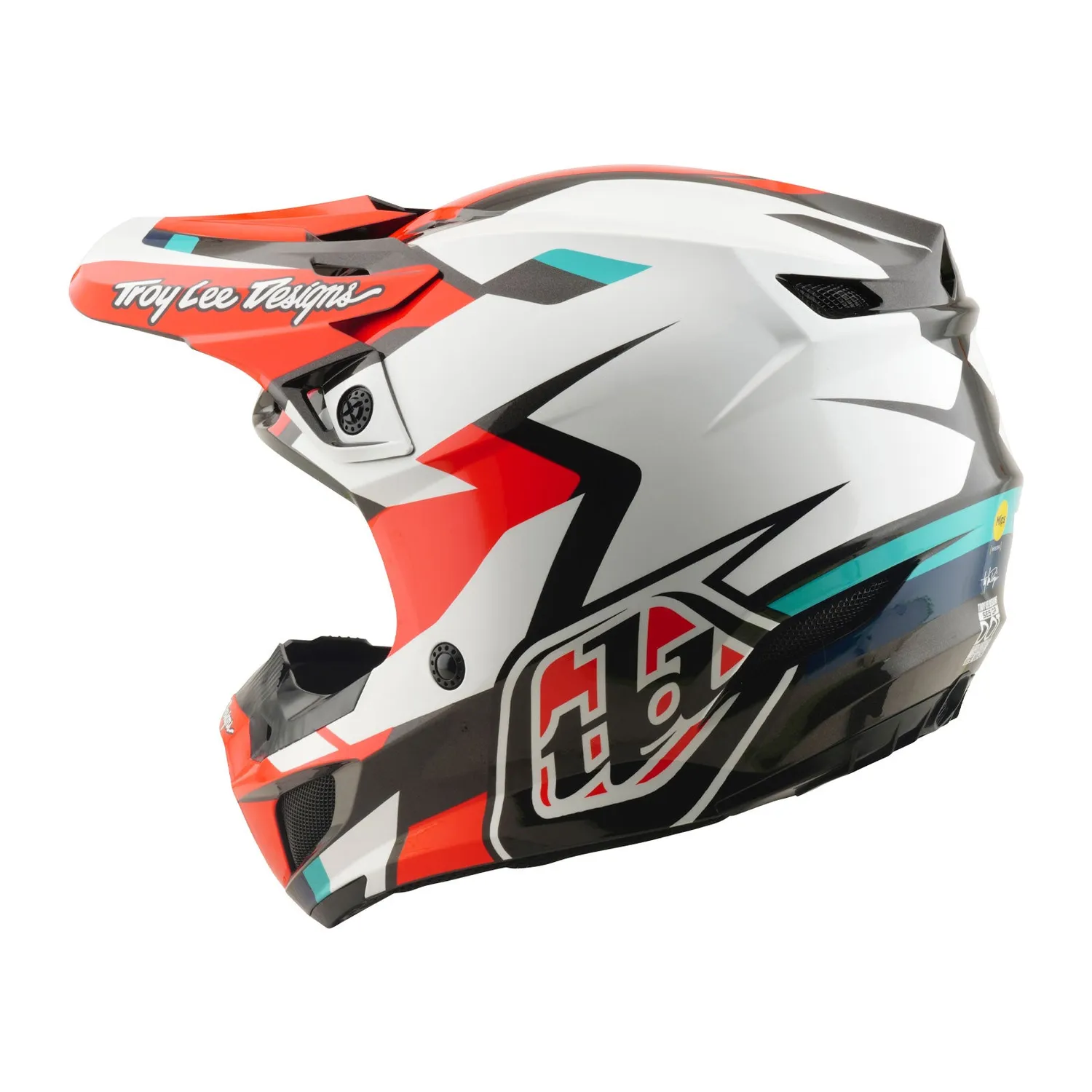 Troy Lee Designs SE5 Polycarbonate casco moto Roamer Red MIPS