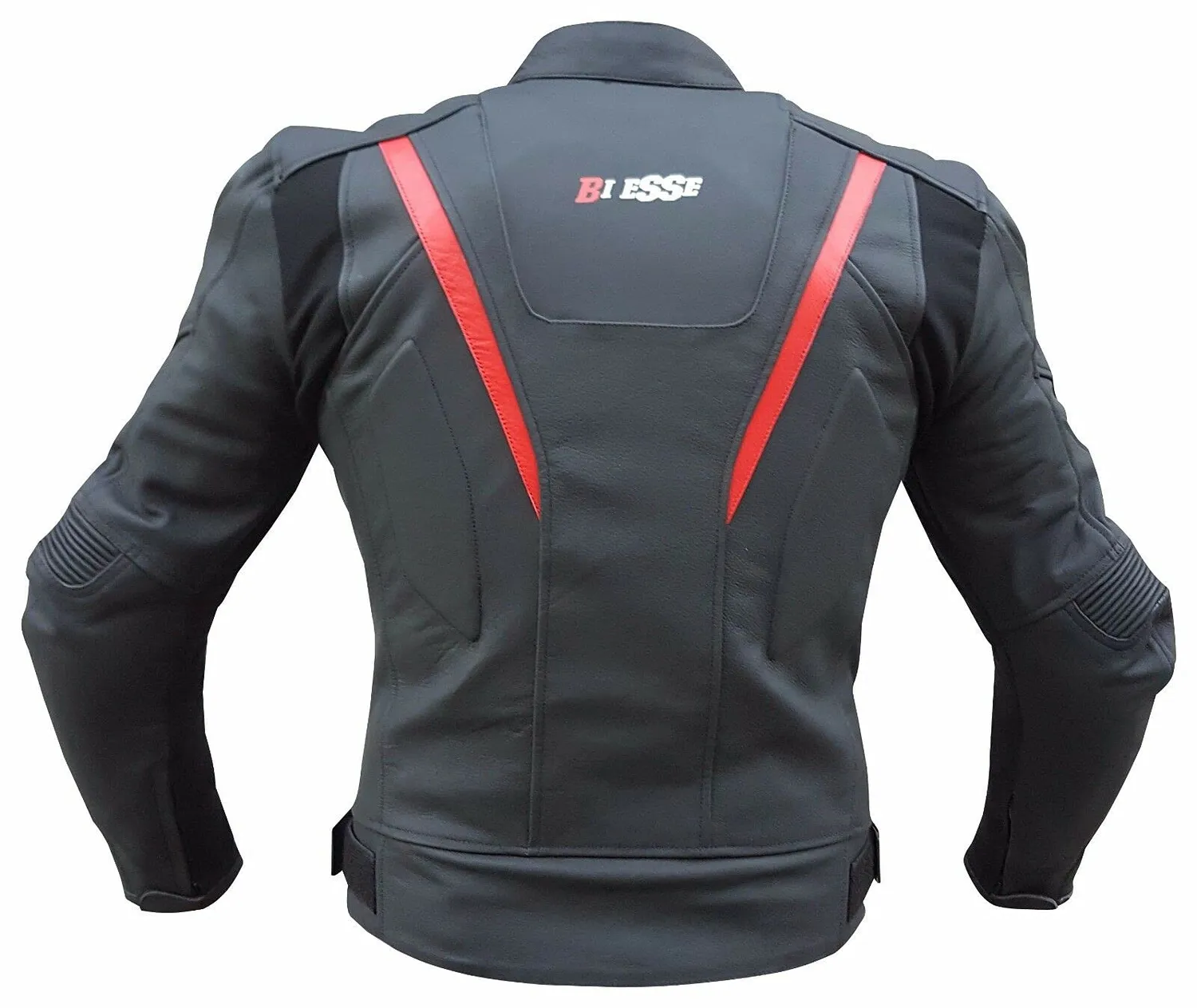 Bi Esse Giacca Moto Pelle Uomo M Nera con Protezioni