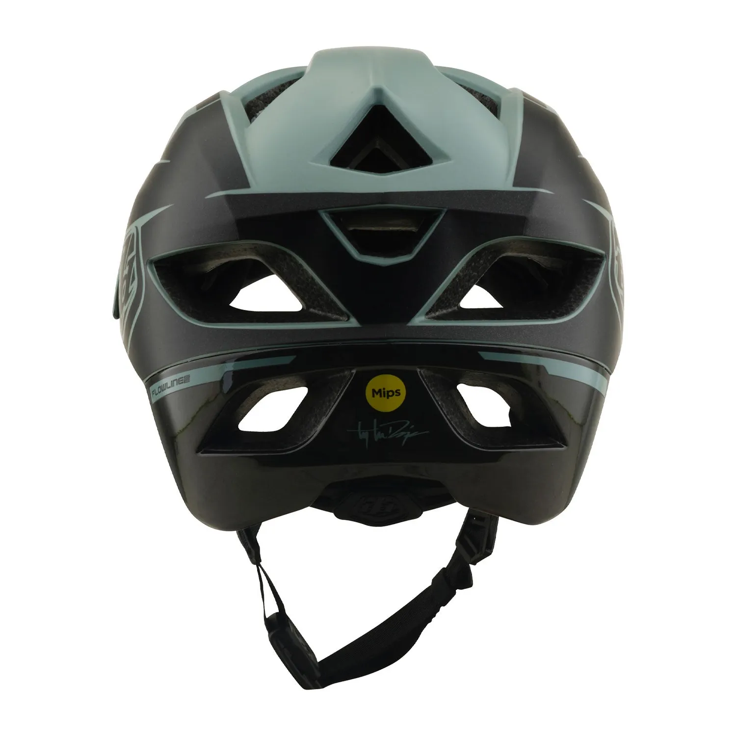 Troy Lee Designs Flowline SE Hydro casco sage charcoal MIPS
