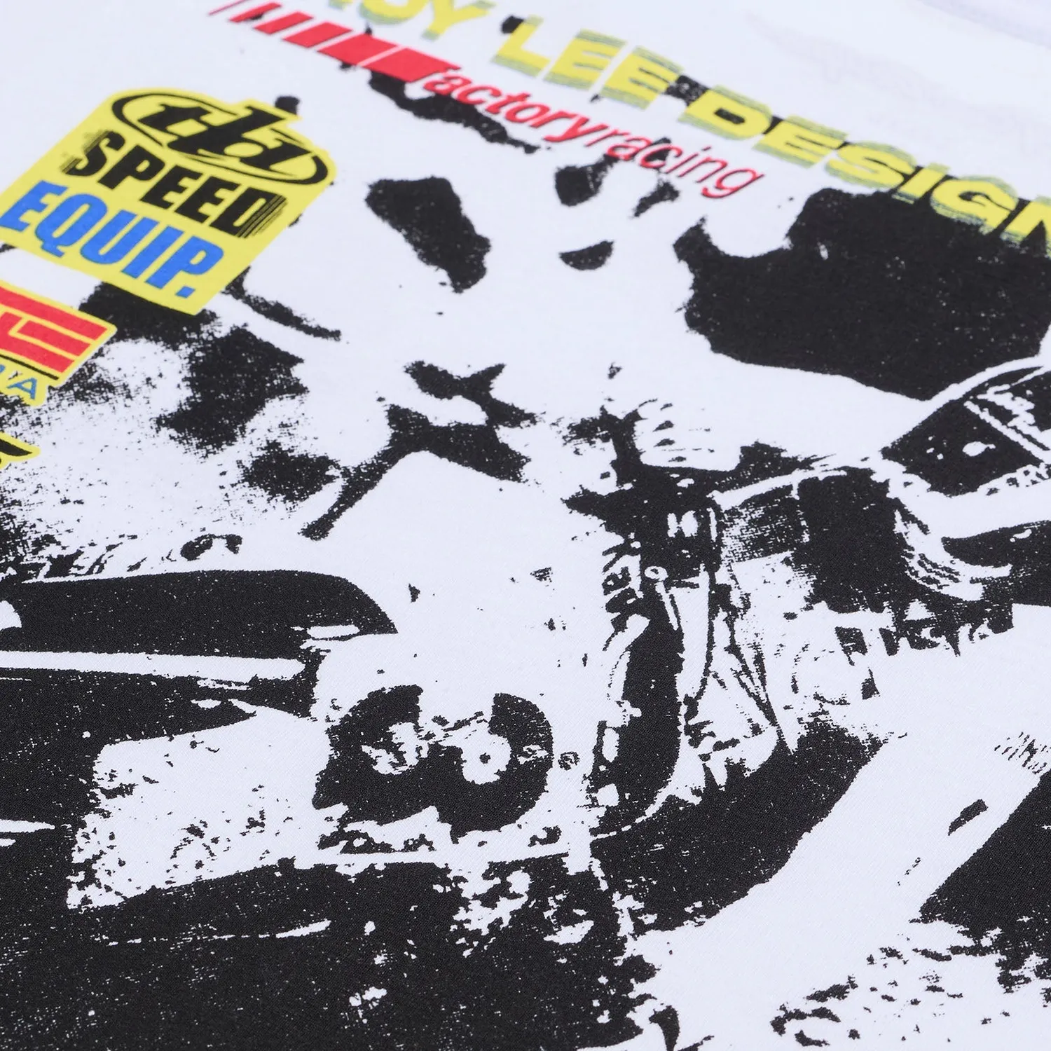 Troy Lee Designs Overload t-shirt uomo Bianca girocollo