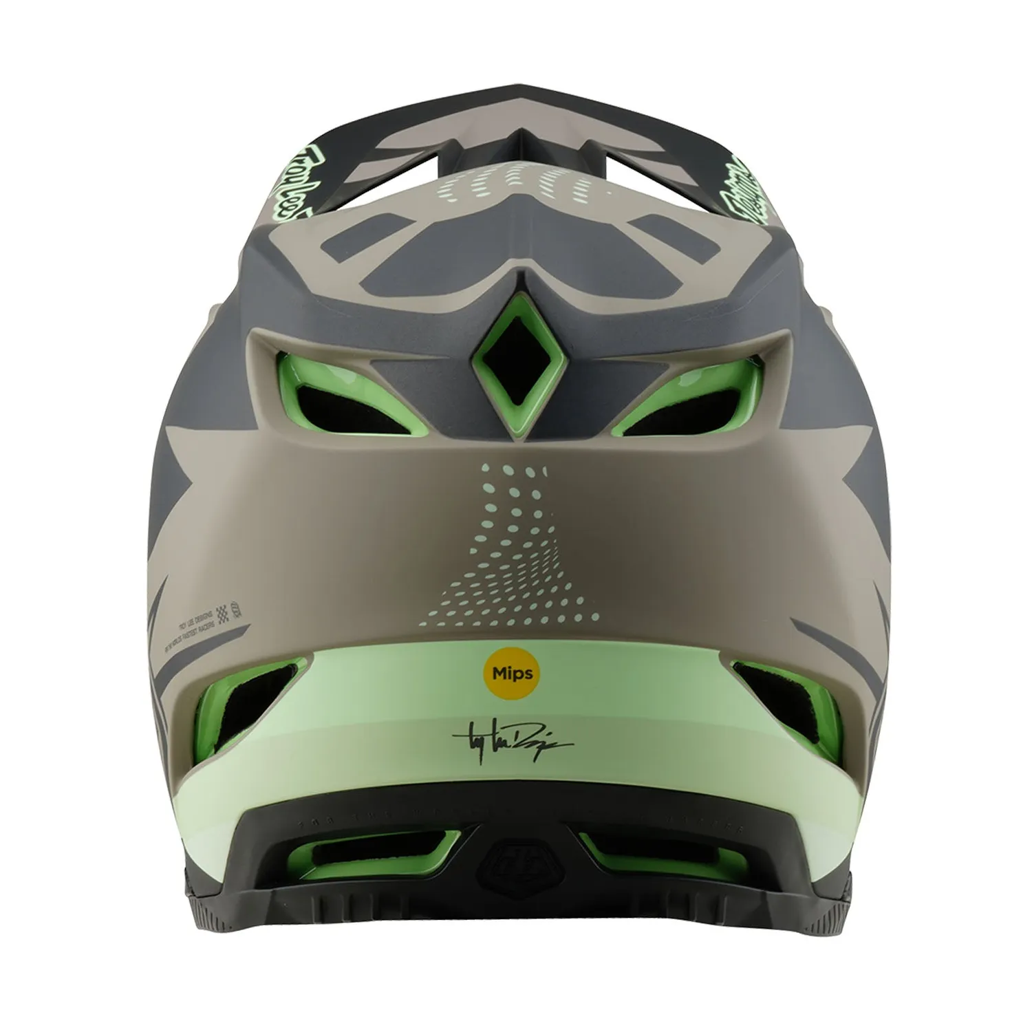 Troy Lee Designs D4 Composite casco integrale Timber MIPS leggero