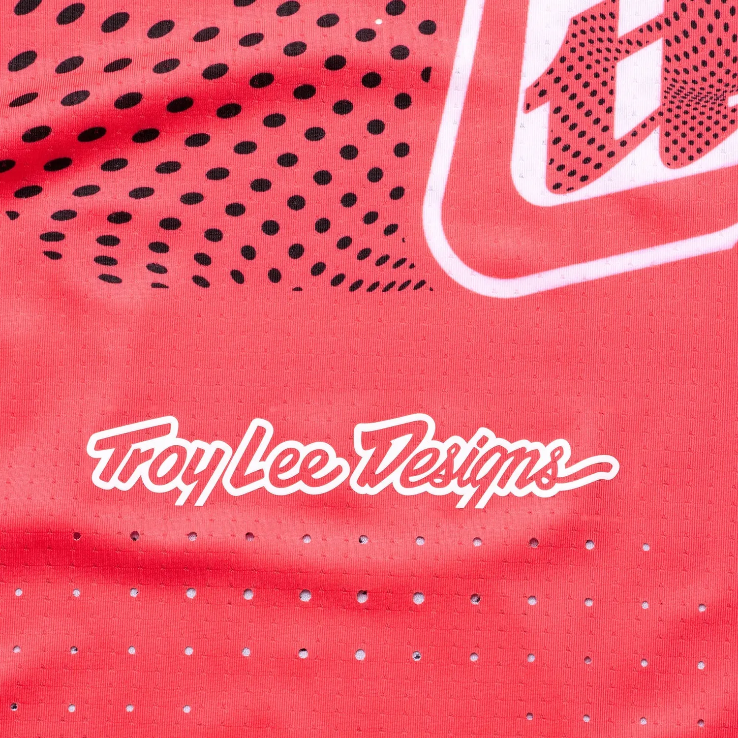 Troy Lee SE Ultra Optic maglia moto rossa Infra Red