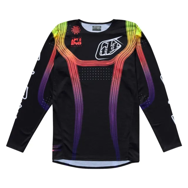 Troy Lee Designs SE Pro Stripes Maglia Black Multi