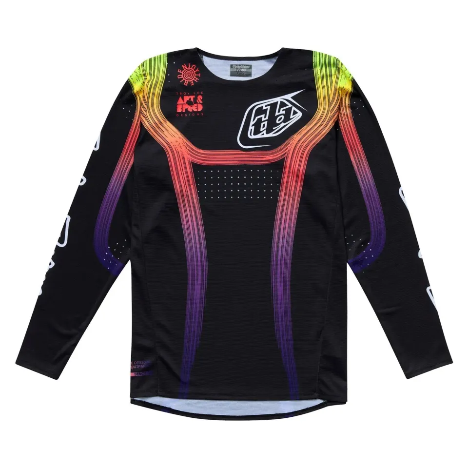 Troy Lee Designs SE Pro Stripes Maglia Black Multi