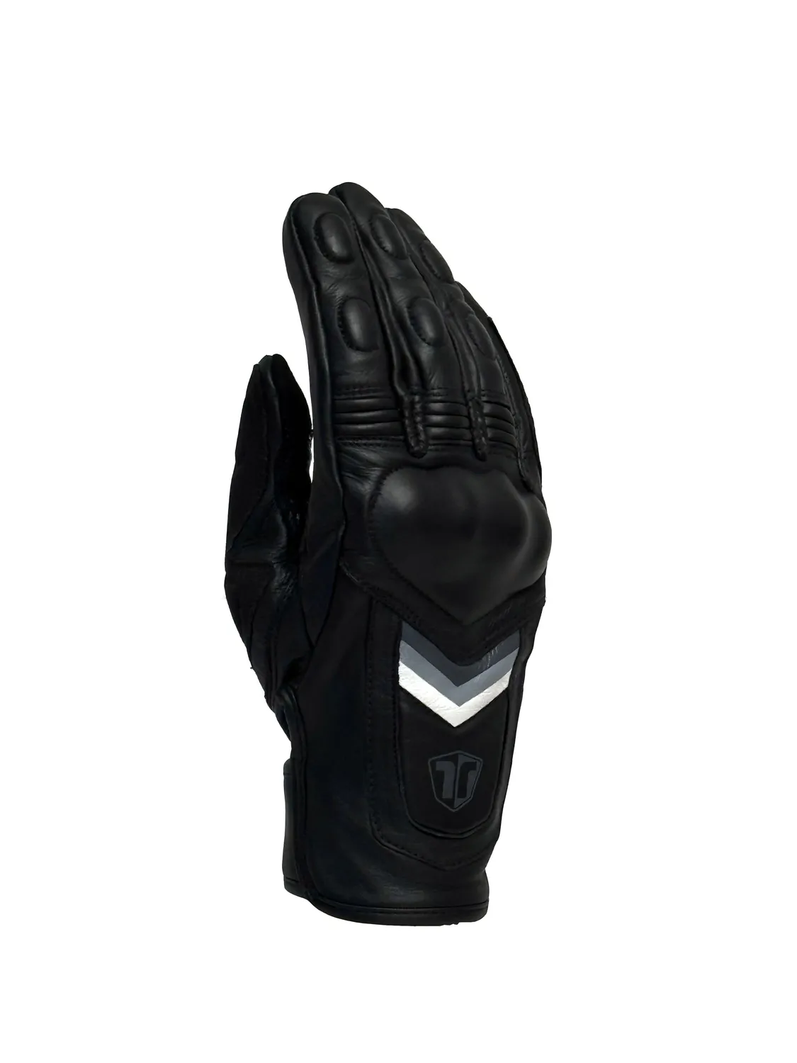 Ravenna Moto guanti moto pelle nero-grigio touchscreen