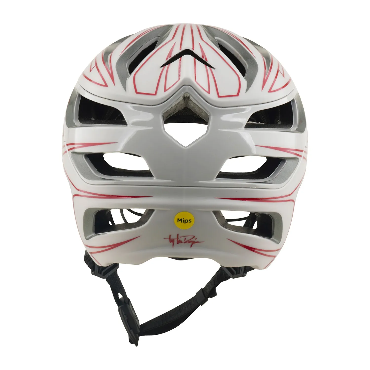 Troy Lee A3 Pinstripe casco bici grigio MIPS