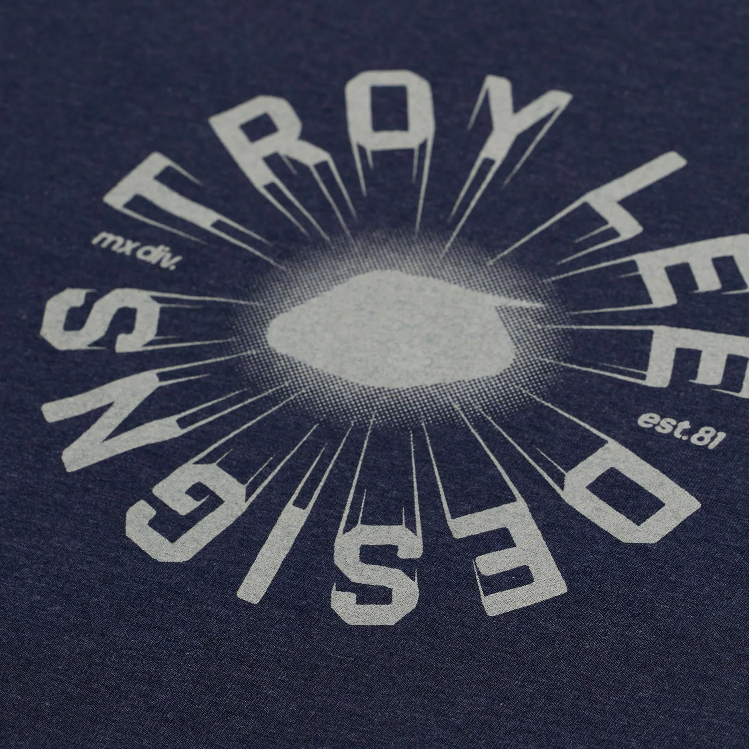 Troy Lee Designs Rotation t-shirt Navy Heather
