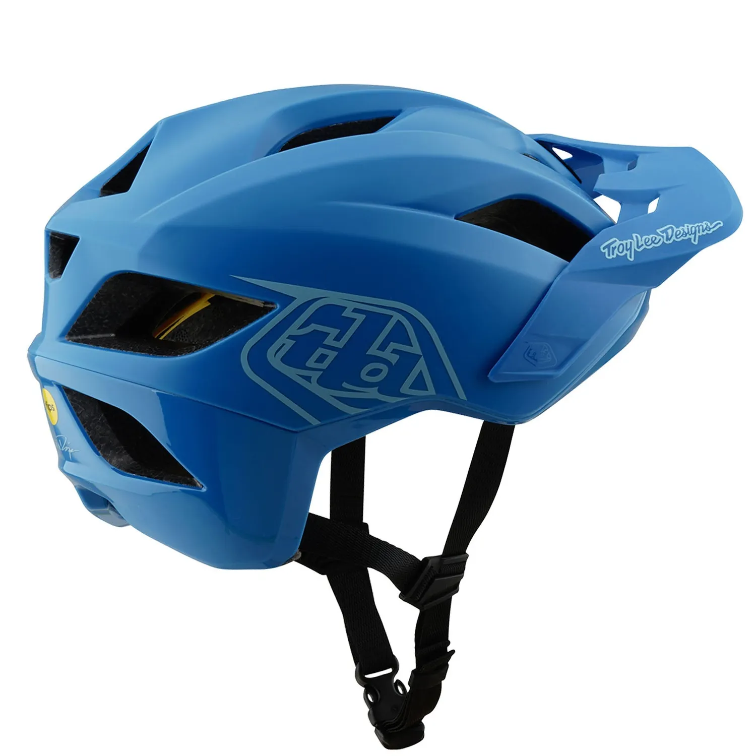 Troy Lee Designs Flowline Point casco bici Cobalt Blue MIPS