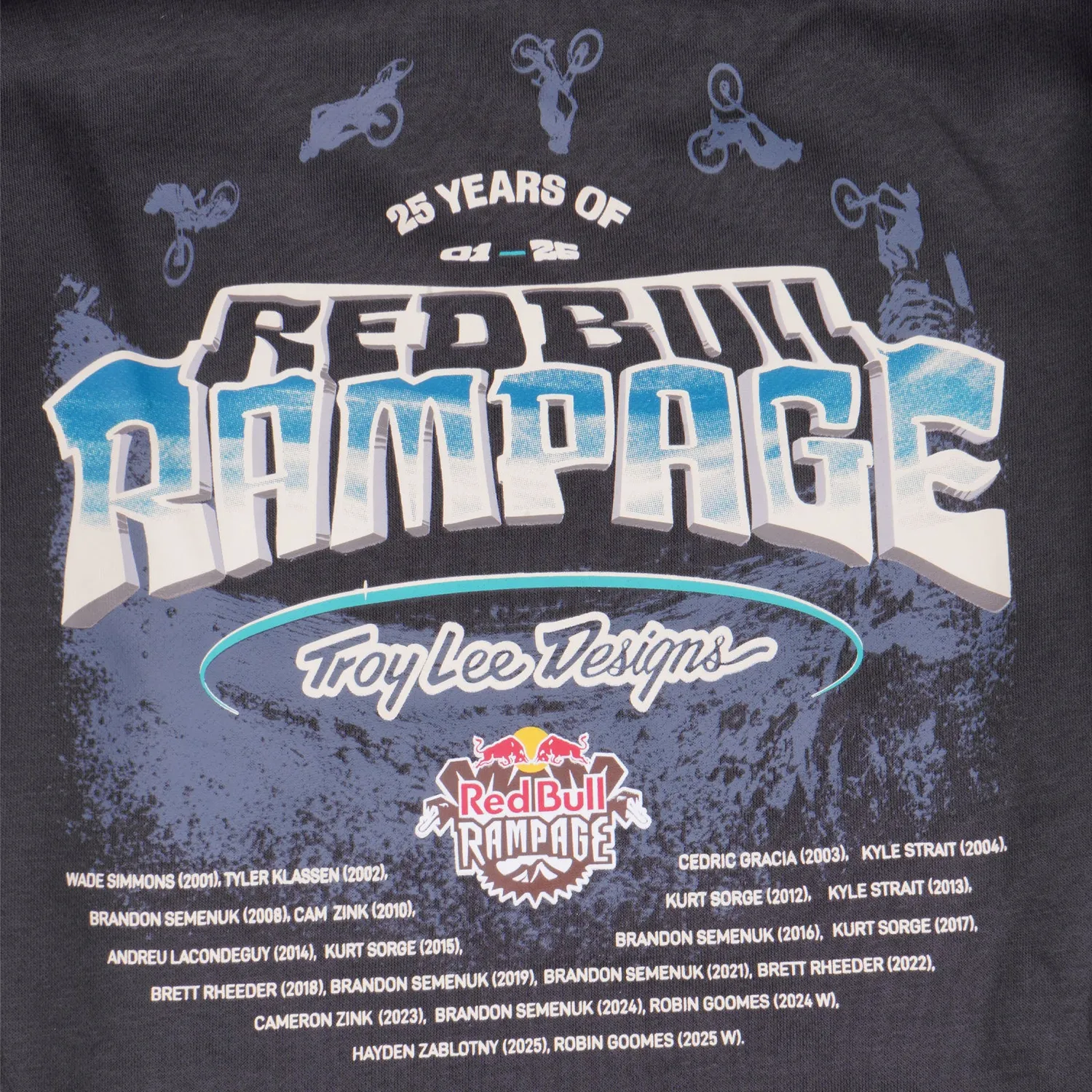 Troy Lee Designs Rampage Canyon Gap felpa carbon