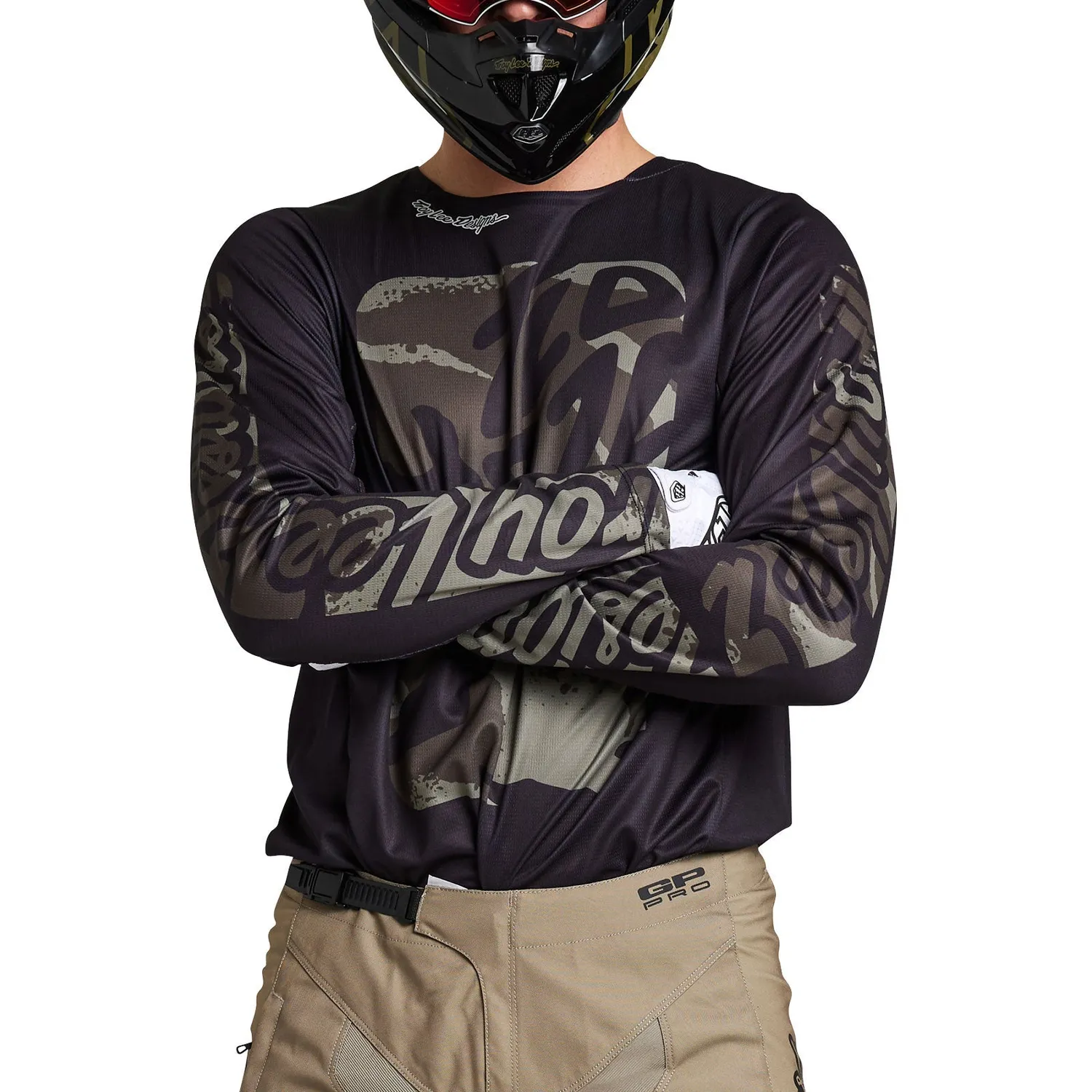 Troy Lee Designs GP Pro maglia moto manica lunga black olive