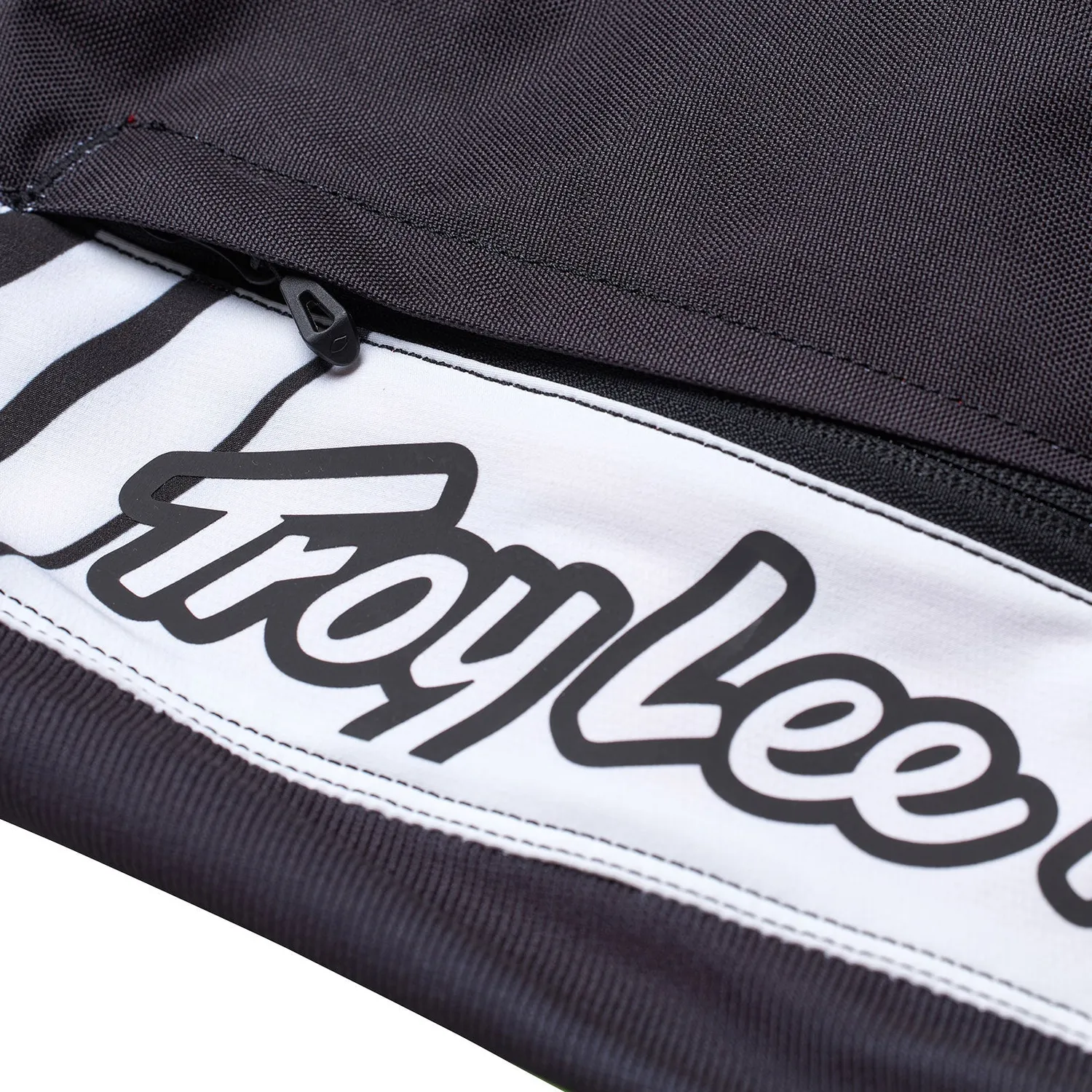 Troy Lee Designs GP Pro Pant Blends pantaloni moto White Glo Red rinforzati