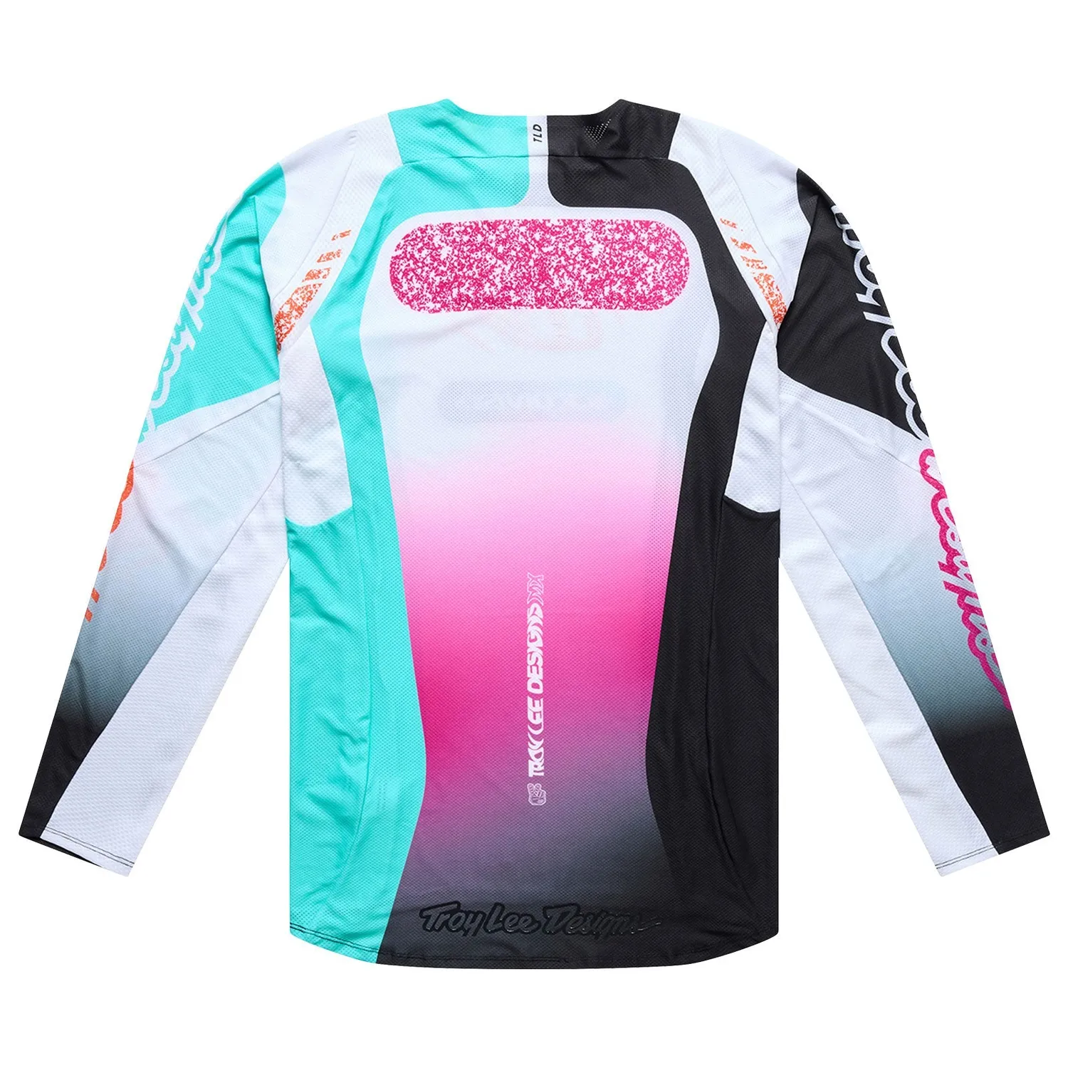 Troy Lee Designs SE Pro Sever maglia moto manica lunga bianco teal