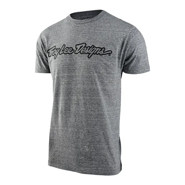 Troy Lee Designs Signature t-shirt Vintage Snow Htr cotone