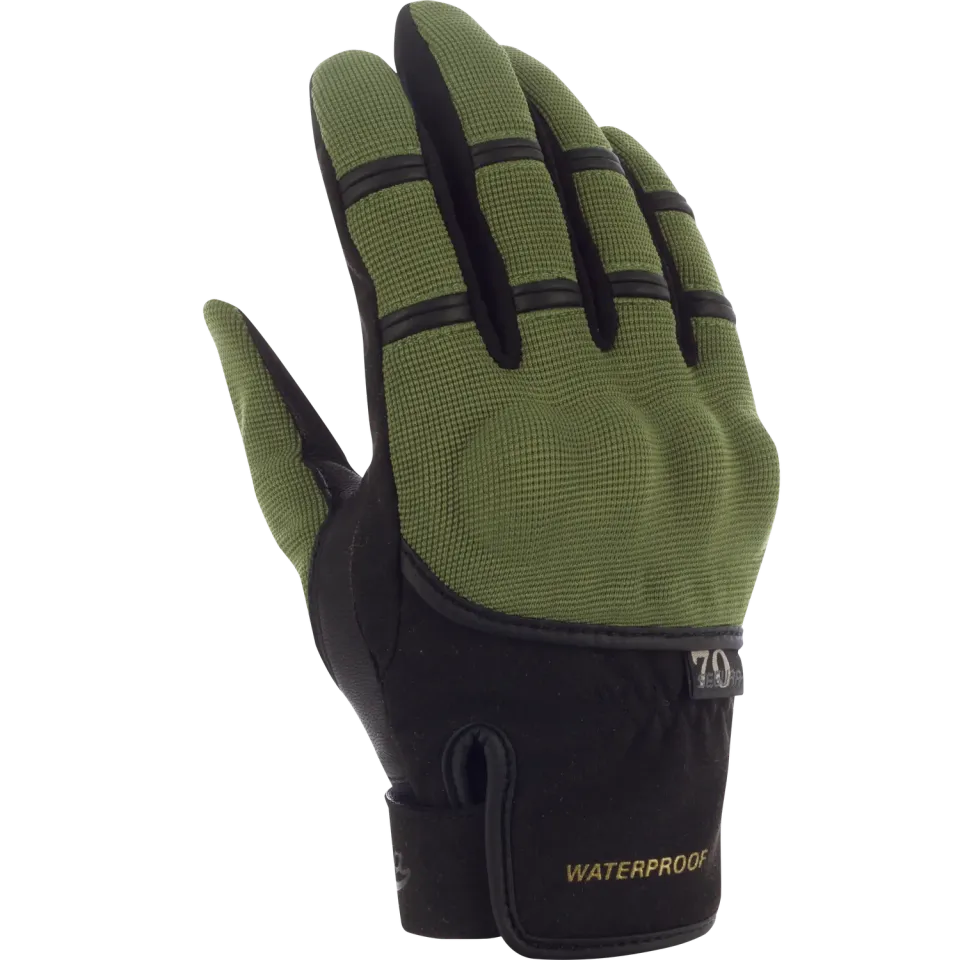 Segura Lady Zeek Evo guanti moto donna kaki nero impermeabili