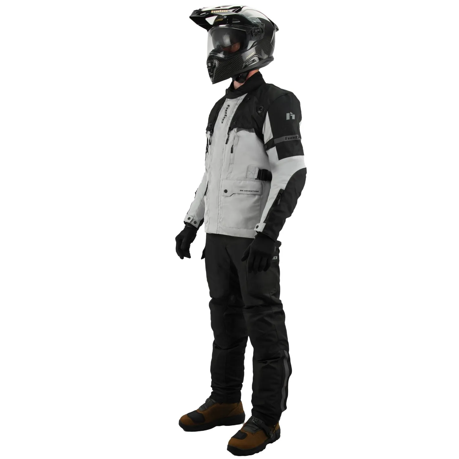 Hebo DS Adventure HE4740G giacca moto grigia protettiva