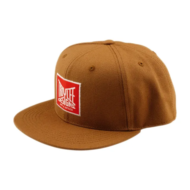 Troy Lee Designs Handlebar Flat Bill Snapback cappellino sienna