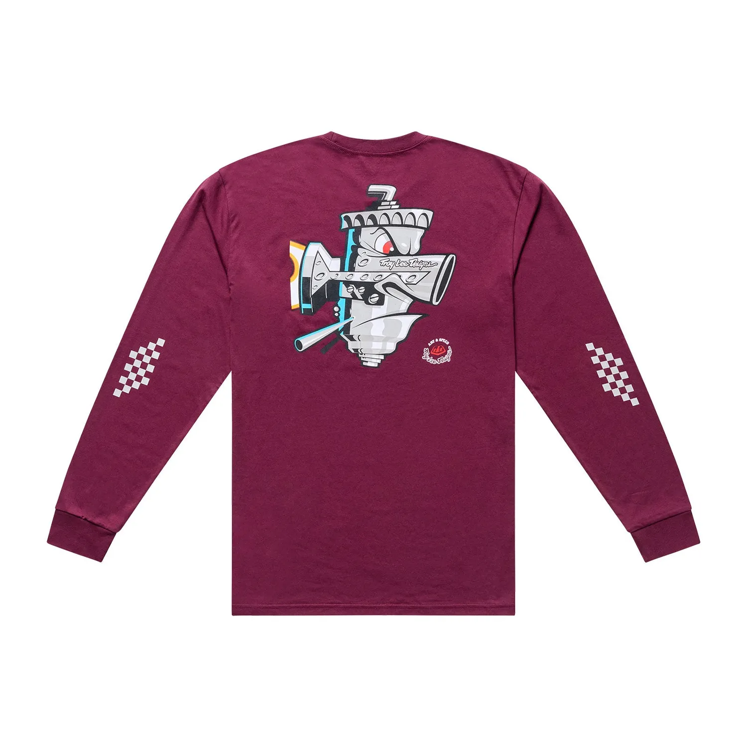 Troy Lee Designs Carb Club Maglia Manica Lunga Sangria
