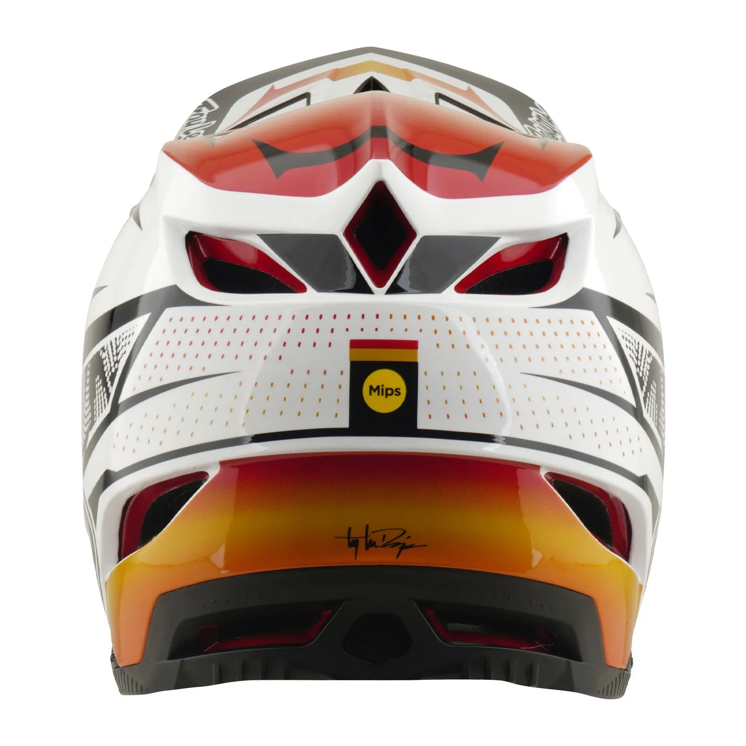 Troy Lee Designs D4 Composite casco bici bianco MIPS