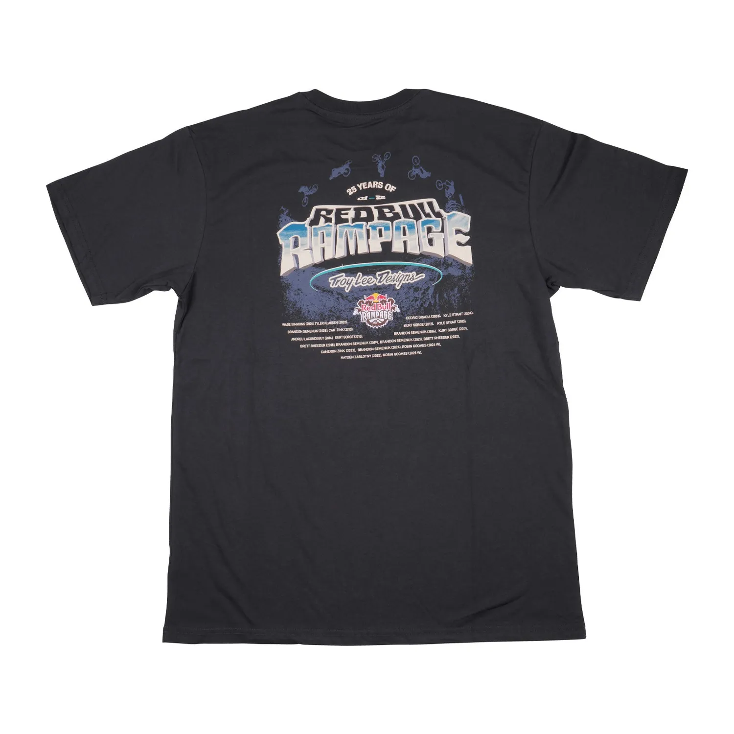 Troy Lee Designs Rampage Canyon Gap t-shirt Carbon Red Bull