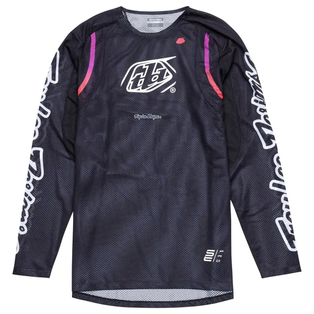 Troy Lee Designs SE Pro Air Pinned maglia moto nera race fit
