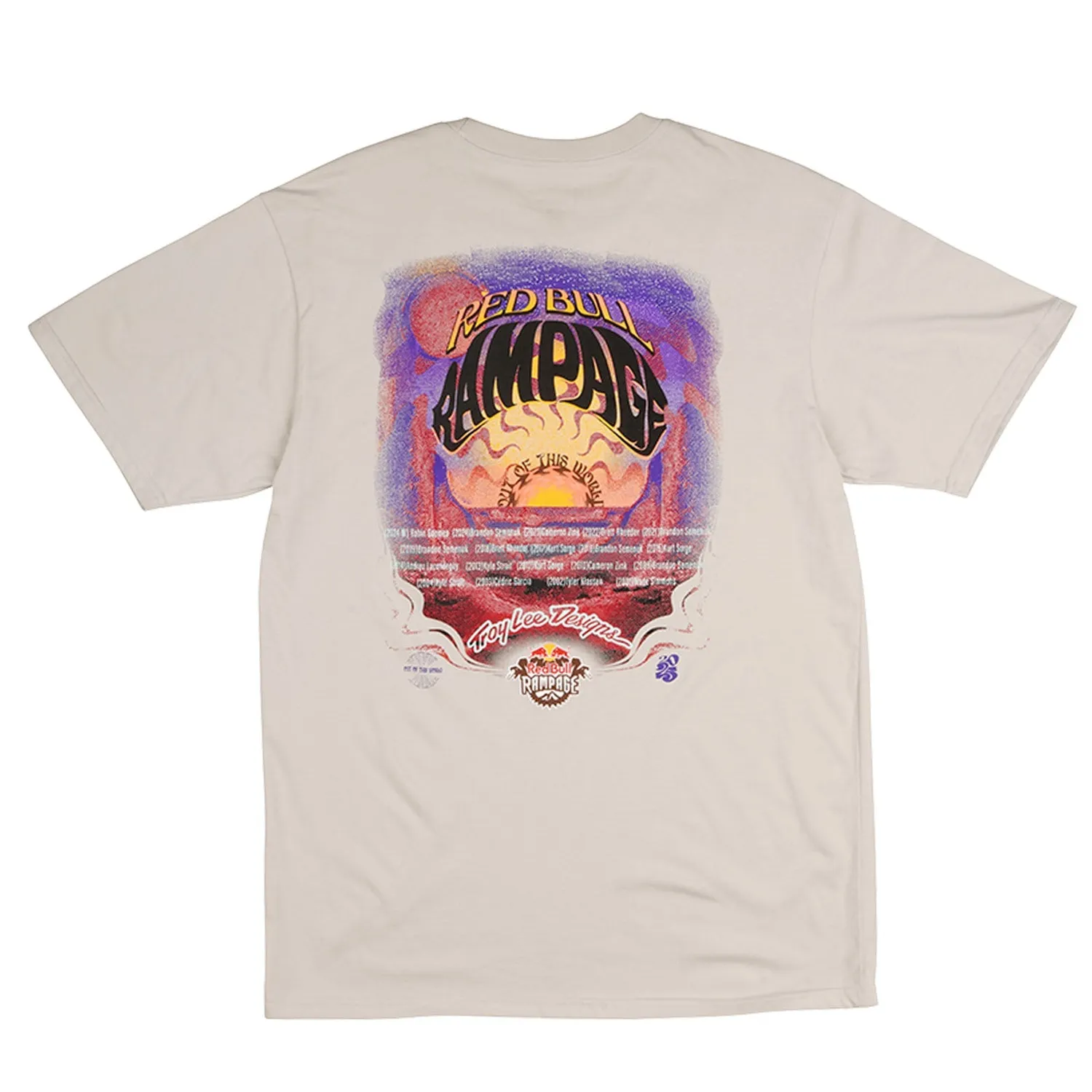 Troy Lee Designs Rampage Valley of Gods t-shirt uomo bone
