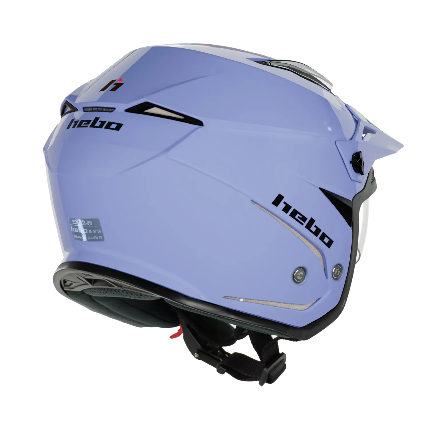 Hebo Zone 5 Monocolor casco blu omologato ECE 22-06