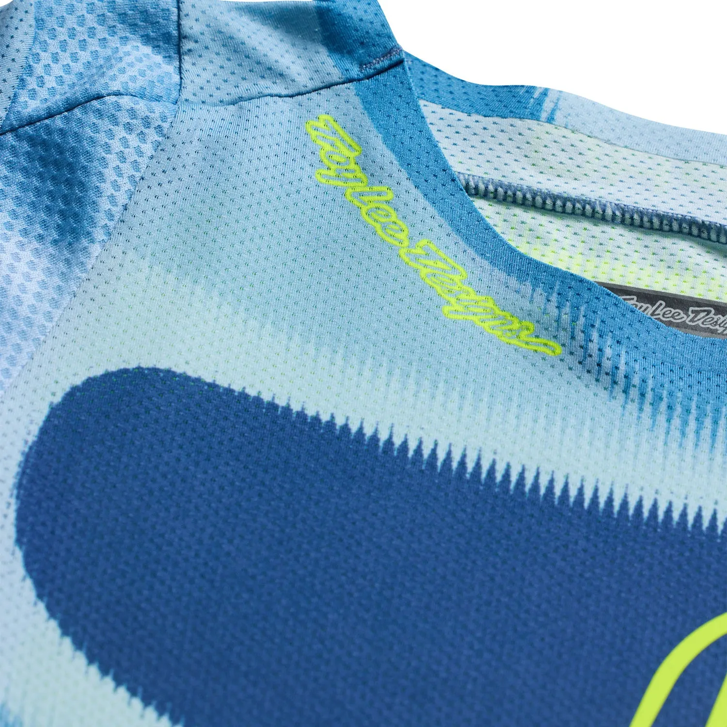 Troy Lee Designs SE Pro Illusion Maglia Slate Flo Yellow