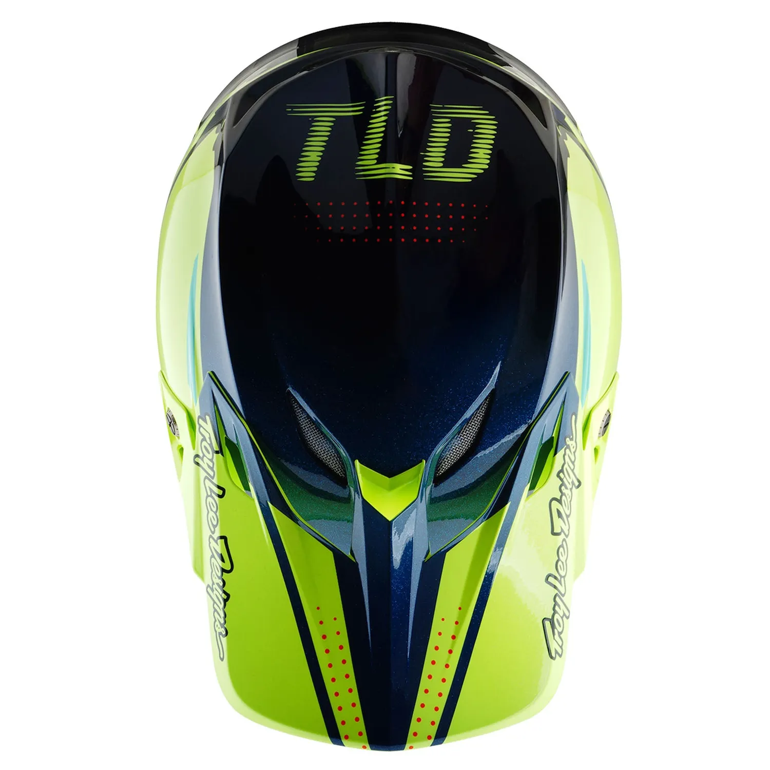 Troy Lee Designs SE5 Composite Drip casco moto MIPS giallo