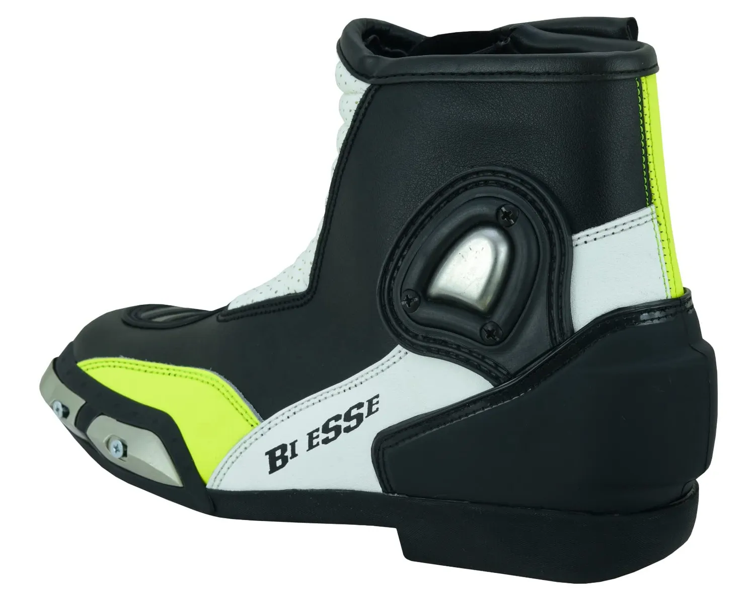 Bi Esse Stivaletti Traforati Scarpe Moto Pelle Slider