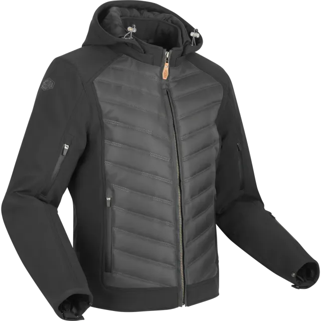 Segura Natcho 2 giacca moto nero grigio softshell