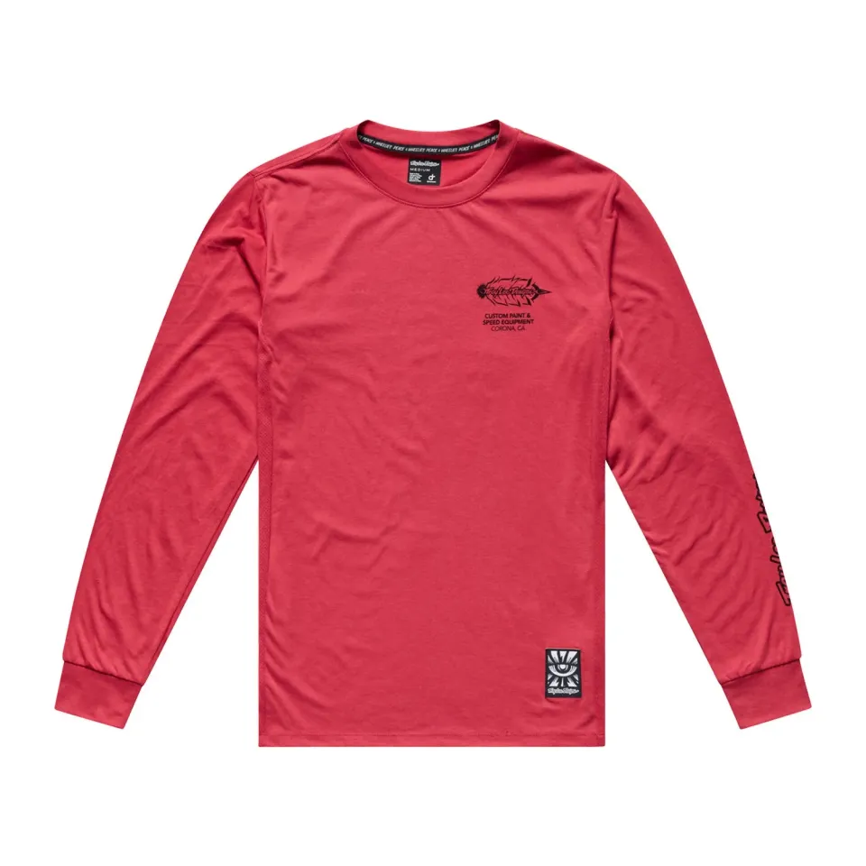 Troy Lee Designs Skyline Ride maglia MTB Ember Red manica lunga