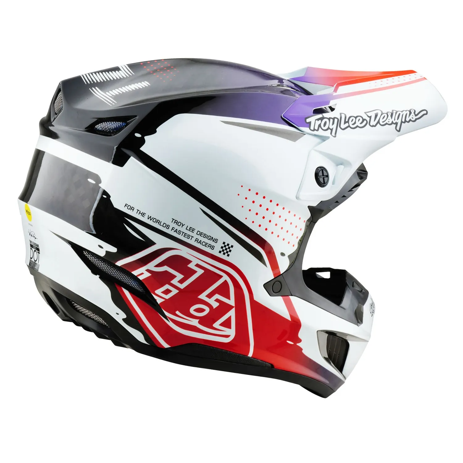 Troy Lee Designs SE5 Carbon Drip casco nero MIPS