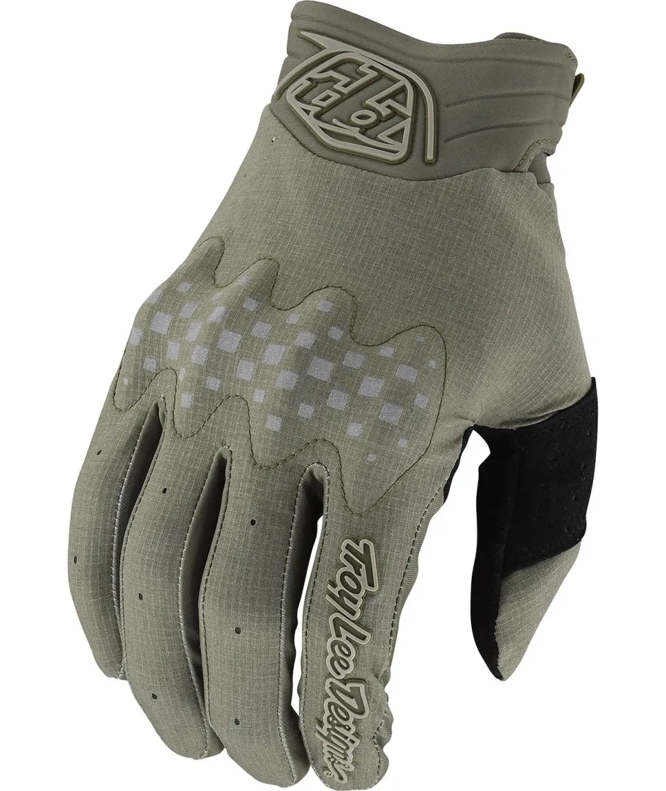 Troy Lee Designs Gambit guanti moto Olive D3O
